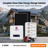 Paquete de Baterías de Litio de 51.2V 200Ah 10kWh 15kWh 20Kwh para Montaje en Pared, Sistema de Almacenamiento de Energía Doméstica, 6000 Ciclos, Inversor Solar Híbrido