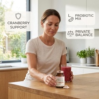 Astrawell Probiotiques pour femmes en marque privée, complément alimentaire pour la santé vaginale et digestive - 60 capsules végétaliennes