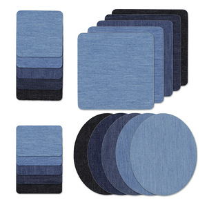 Jeans à repasser coupe gratuite en gros Denim Patch imperméable fer à repasser sur le genou patch pour vêtements - Product Image 5