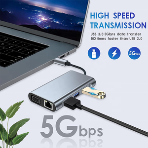 Station d'accueil multifonctionnelle USB-C <span class=keywords><strong>8</strong></span>-en-1 avec double HDMI 4K et extension d'écran USB-C <span class=keywords><strong>8</strong></span>-en-1 - Product Image 2