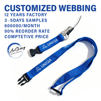 Cordón de Poliéster Ecológico Personalizado, Moderno y Promocional, con Correa Desmontable y Resistente para el Cuello, Ideal para Actividades