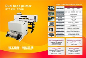 Imprimante professionnelle A1 DTF XP600/I3200 double tête idéale pour l'impression de tissu de transfert de chaleur de film PET - Product Image 6