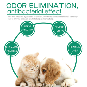 Gotas para Oídos de Perros y Gatos, Limpiador de Oídos para Mascotas, Disolución de <span class=keywords><strong>Cera</strong></span>, Eliminación de Olores, Alivio de Picazón, Aloe Natural, Glicerina, Alantoína, Salud Animal - Product Image 2