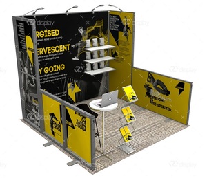 10x10 3x3m tuyến tính <span class=keywords><strong>Modular</strong></span> khung kim loại quảng cáo triển lãm công bằng triển lãm thương mại hiển thị sự kiện gian hàng đứng với kệ - Product Image 1