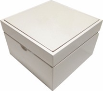 Top Qualité Blanc PU Matt Craft Charnière Aimant Catcher Boîtes à Bijoux pour Femmes Emballage de Bijoux au Prix de Gros - Product Image 3