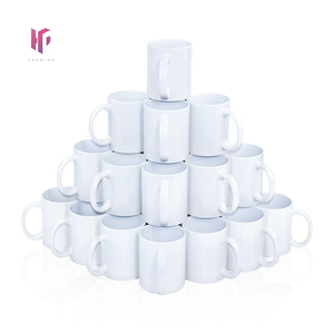 Holesale-tazas personalizadas OGO de 11 oz para <span class=keywords><strong>sublimar</strong></span>, tazas de cerámica para té y café de 11 oz en blanco - Product Image 1