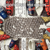 Chaîne de remplacement GOOFIT neuve 25H 138 maillons pour moto 2 temps 47cc 49cc Pocket Bike Mini Moto Dirt Pit ATV Quad