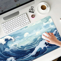 Vente chaude grand tapis de bureau étanche tapis de souris topographique de haute qualité tapis de jeu minimaliste personnalisé 900*400mm tapis de bureau