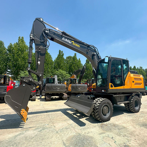 Excavatrice sur pneus hydraulique Gaohong CE avec pompe moteur PLC - Machine de construction à couple élevé # GHW-100 Meilleur prix - Product Image 3