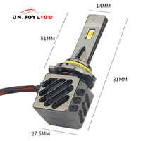 Ampoule de phare de voiture LED 9005 9006, 6500K, haute luminosité, remplacement de l'éclairage LED automobile
