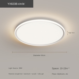 Ventilador de Techo de Aluminio Forjado para Sala de Estar, Luz Simple de Alto Brillo con Control Remoto, Alimentado por USB, Uso Doméstico - Product Image 6