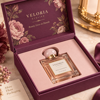 Scatola Premium in Cartone con Coperchio a Ribalta Stile Libro per Cosmetici, Personalizzabile con Stampa a Caldo