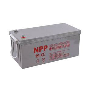 NPP Naipu مزود طاقة بدون صيانة حمض الرصاص مزود بشاشة EPS DC بطارية 12V200AH - Product Image 5
