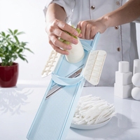 Mandoline professionnelle manuelle pour couper les légumes, 3 réglages de julienne, protection brevetée, coupe précise et sûre, qualité alimentaire