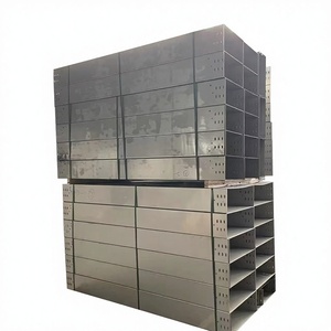 รางเคเบิลเหล็กอุตสาหกรรมแบบหนาพิเศษ ชุบกัลวาไนซ์แบบจุ่มร้อน รองรับสายเคเบิลได้ 80 เส้น (ปรับแต่งได้) - Product Image 1