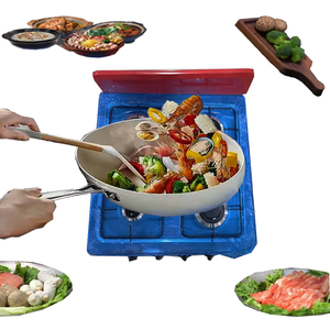 Cuisinière à gaz de cuisine Cuisinière à gaz Cuisinière à 4 brûleurs avec gaz et four - Product Image 2