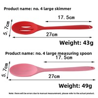 Vente en gros d'usine : Cuillère à soupe et à mélanger en silicone de première qualité, antiadhésive, couleur unie, ustensile de cuisine