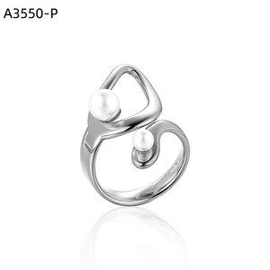 แหวนแฟชั่นประดับมุก A3550 สำหรับผู้หญิง เครื่องประดับคุณภาพสูง - Product Image 1