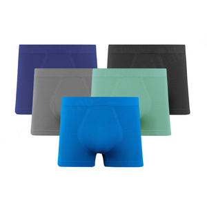 Nuevos Calzoncillos Boxer para Hombre 2026, Personalizados, 90% Nailon, 10% Elastano, Cintura Media, Tejido de Seda de Hielo, Cómodos, Transpirables y Frescos - Product Image 1