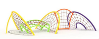 Équipement d'escalade durable et personnalisable pour gymnases, terrains de jeux et parcours d'obstacles.
