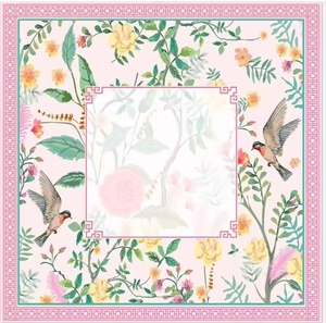 Style preppy, Gingham, Ginger Jar, Porcelaine bleue et blanche, à pois, Antidérapant, Réduction du bruit, Tapis de mahjong, BAMA MAHJ - Product Image 5