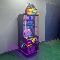 Mini machine à billes porte-bonheur commerciale à monnayeur pour jeu de billes porte-bonheur d'un an