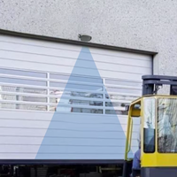 Détecteur de mouvement à micro-ondes pour la séparation piéton-voiture, filtre de détection de personnes pour accès aux entrepôts et logistique