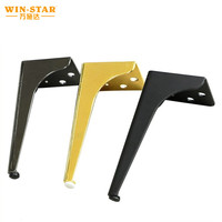WINSTAR Neue 15CM Möbel beine Goldenes Eisen Metall Sofa beine Benutzer definierte Tisch-/Schrank beine
