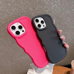 Coque de téléphone antichoc Wave pour iPhone 15/14 Pro Max, nouvelle couleur unie simple - Product Image 2