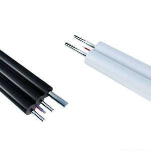 สายเคเบิลใยแก้วนำแสง FTTH สำหรับภายในและภายนอกอาคาร แบบ Single Mode 1 แกน 2 แกน  ปลอกหุ้ม PVC  เสริมลวดเหล็ก 3 เส้น เกรด A - Product Image 6