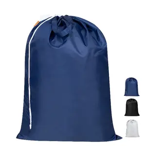 Grande borsa per la biancheria resistente con manici vestiti sporchi borsa per la biancheria con coulisse fodere per cesto della biancheria