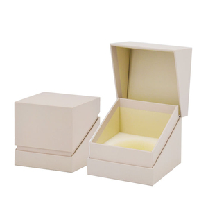Caja de cristal con tapa y tapa para embalaje de luz de té, caja de vela vacía blanca y dorada con cinta, lujosa - Product Image 4