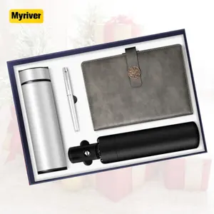 Myriver Promotion Business Notebook Geschenk box Set Anpassung Stift und USB-Flash-Disk Geschenk box