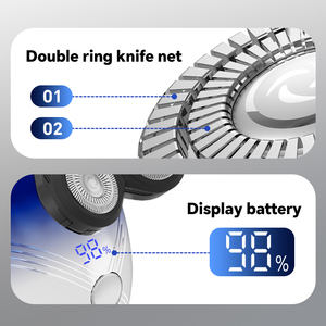 Bald Five-Blade Stainless Steel Rotary <b>Shaver</b> Waterproof USB Charging for <b>Face</b> Household Hotel Use Household <b>Shaver</b> Hou - Product Image 2
