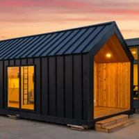 Maison préfabriquée moderne en conteneur, maison miniature extensible, villa modulaire portable pour usage résidentiel et commercial