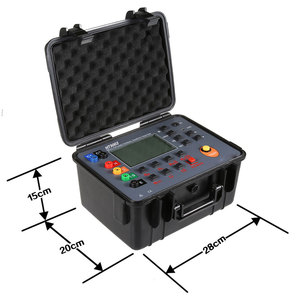 Comprobador de Tierra Digital Multifunción Doble, Comprobador de Resistencia de Tierra, Comprobador de Voltaje - Product Image 1