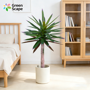Palmier Sago Artificiel Réaliste <span class=keywords><strong>en</strong></span> <span class=keywords><strong>Pot</strong></span>, Plante Cycas pour la Décoration de la Maison, du Bureau, du Jardin et des Mariages - Product Image 2