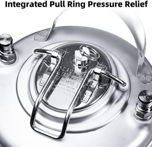 New 5 gallon bóng khóa keg, thép không gỉ bia keg với xử lý duy nhất cho dự thảo, Homebrew và thủ công bia NSF cấp giấy chứng nhận - Product Image 4