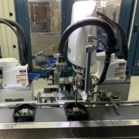 Chaîne de montage automatisée par ventilateur axial Système de production robotique à grande vitesse pour ventilateurs de refroidissement industriels et HVAC