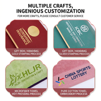 Ensemble cadeau promotionnel avec logo personnalisé, serviette douce et absorbante, ensemble de brosses à cheveux ventilées pour la maison, les voyages, le salon, les femmes, usage quotidien