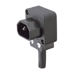 Connettore maschio angolato non omologato, design compatto, facile installazione; ideale per connessioni rapide ed efficienti in - Product Image 1