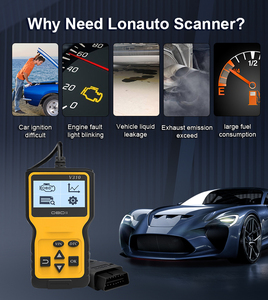 Escáner V310 OBD2, accesorio automático, Analizador de motor OBDII/EOBD, herramienta de escaneo de fallas claras, herramienta de diagnóstico automático, compatible con <span class=keywords><strong>ELM</strong></span> 327 - Product Image 5