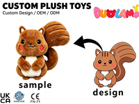 Coussin en peluche écureuil moelleux, jouet animal en peluche doux, coussin queue duveteuse avec joues rouges, cadeau d'anniversaire pour elle