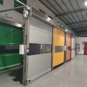Kit de <span class=keywords><strong>Puerta</strong></span> Eléctrica de Diseño Moderno Personalizable, <span class=keywords><strong>Puerta</strong></span> Enrollable de PVC, Estilo Abierto, Impermeable, de Acero Inoxidable, de Alta Velocidad - Product Image 1