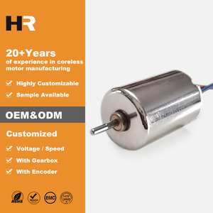 Motor Mini Sin Núcleo de Metal Precioso con Imán Permanente de 3V 5V 7.4V 12V DC, Reductor Personalizado para Cortinas Eléctricas - Product Image 1