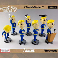 Figurine Vault Boy du jeu populaire Fallout avec boîte, figurine Fallout 4 1 2 3, version Q, modèle de poupée mignon de dessin animé, cadeau d'anniversaire