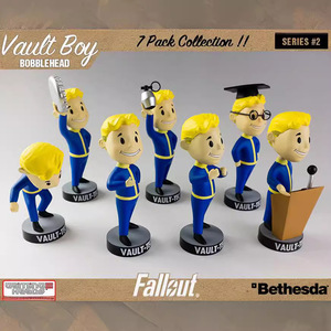 Figura Coleccionable Vault Boy del Popular Juego <span class=keywords><strong>Fallout</strong></span>, con Caja, <span class=keywords><strong>Fallout</strong></span> <span class=keywords><strong>4</strong></span> 1 2 3, Figura Versión Q, Modelo de Dibujos Animados, Regalo de Cumpleaños - Product Image 4