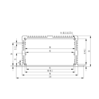 Boîtier de jonction en aluminium DIY 130*116*53mm, boîtier de batterie en aluminium, boîtier d'amplificateur DIY, boîtier de distribution mural