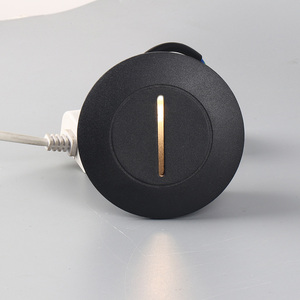 GONSU tira de <span class=keywords><strong>escalera</strong></span> paso <span class=keywords><strong>luz</strong></span> redonda IP65 3W LED empotrada paso <span class=keywords><strong>escalera</strong></span> <span class=keywords><strong>luz</strong></span> al aire libre LED paso <span class=keywords><strong>Luz</strong></span> - Product Image 2