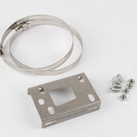 Kit de support de montage en acier inoxydable 304 réglable 50-400 mm avec collier de serrage pour boîte étanche extérieure et coffret électrique OEM